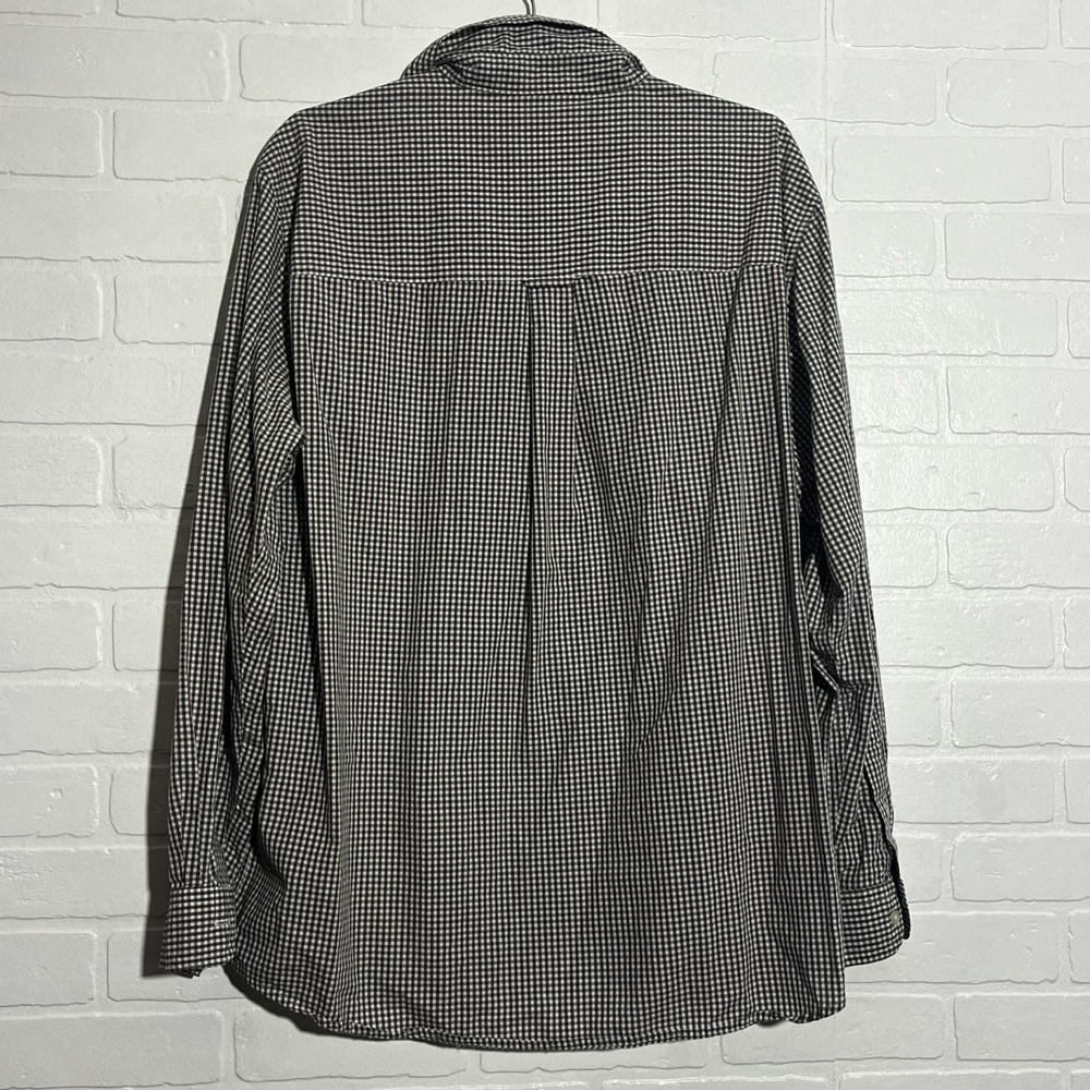 CHAPS Mens Shirt XL Cotton Blend Easy Care Button Down Casual Long Sleeve - Picture 4 of 6